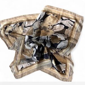 Silky Square Scarf Tube Top Vintage OS 🍦FREE WITH ANY PURSE PURCHASE🍦